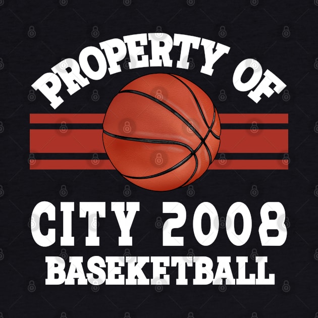 Proud Name City Graphic Property Vintage Basketball by Irwin Bradtke